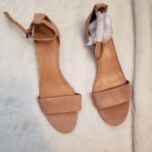 Suede J. Crew sandals